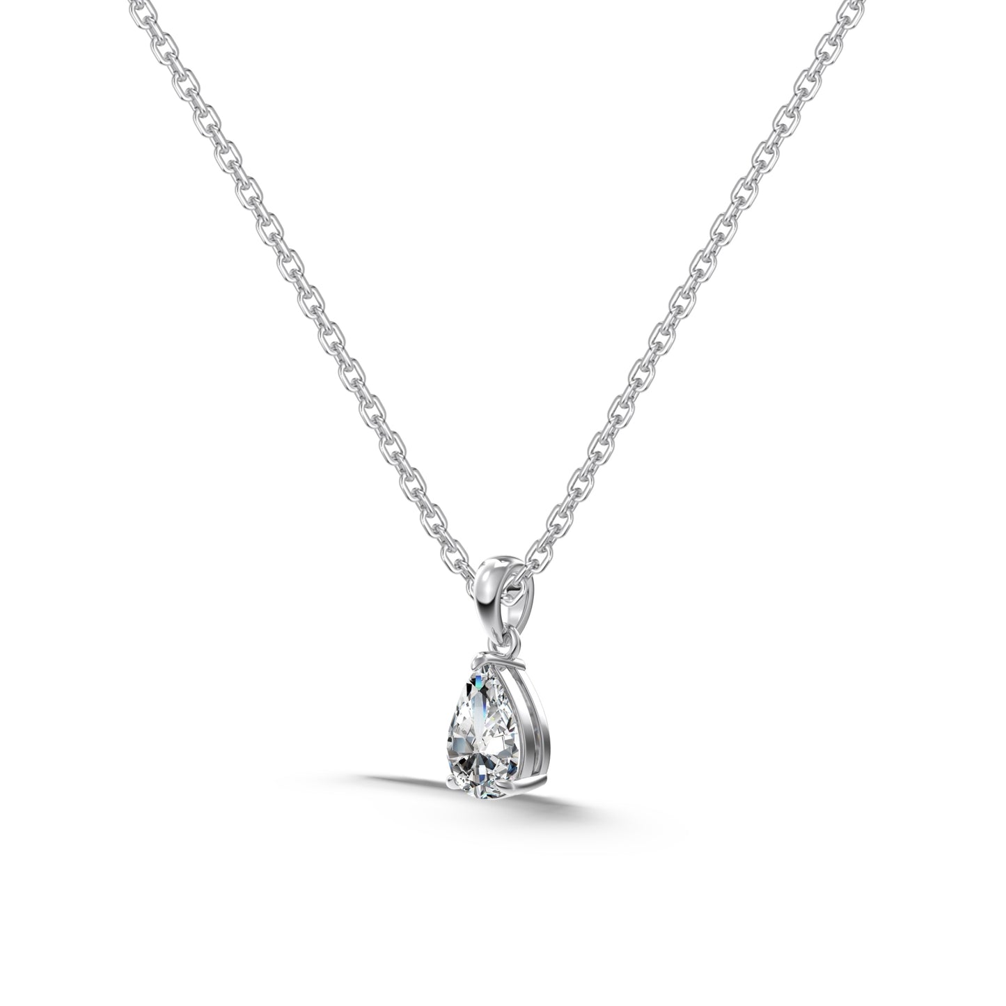 925 Prism Sparkle Necklace, Earrings and Ring Jewelry Set