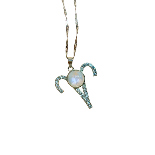 Zodiac Sign Necklace Aries