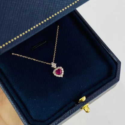 Heart of Ruby Necklace